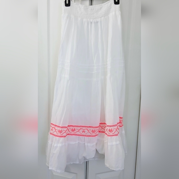 Cotton Tiered Maxi skirt XL - Picture 2 of 9